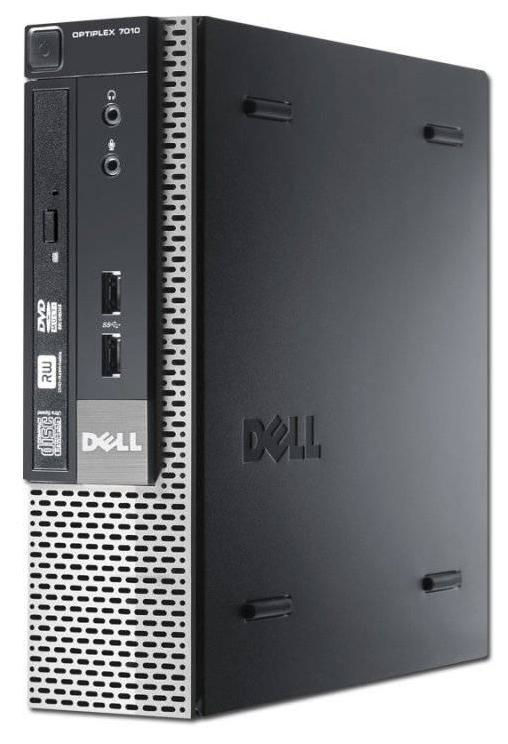 DELL OptiPlex 7010 uSF Intel® Core™ i5 i5-3470S 4 GB DDR3-SDRAM 500 GB HDD Windows 7 Professional USFF PC Black, Silver