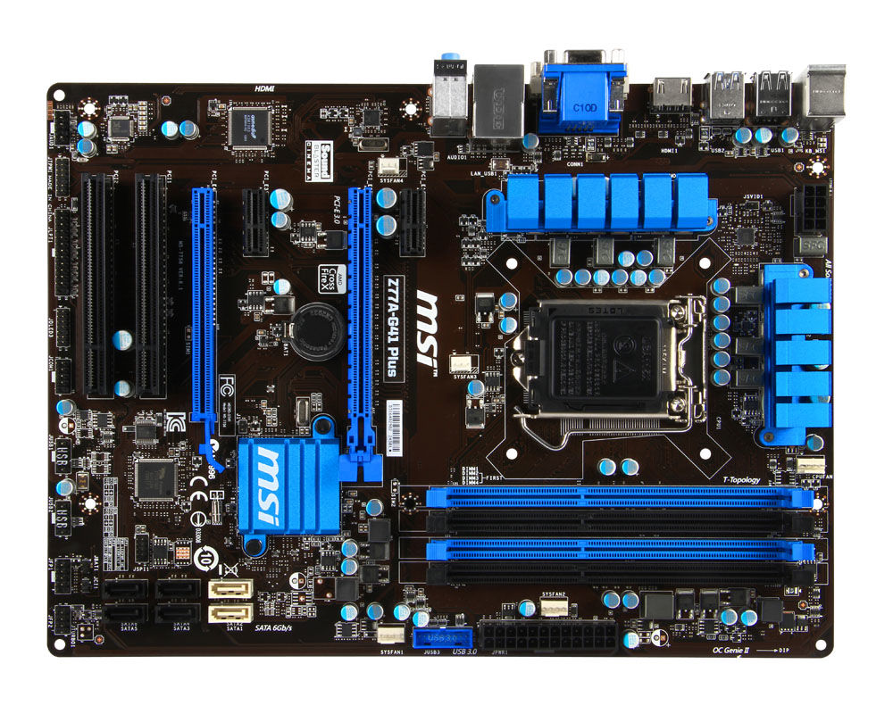 MSI Z77A-G41 Plus Intel H77 LGA 1155 (Socket H2) ATX