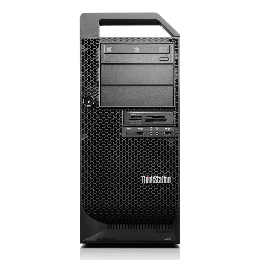Lenovo ThinkStation D30 Intel® Xeon® E5 Family E5-2603 4 GB DDR3-SDRAM 500 GB HDD NVIDIA® Quadro® 600 Windows 8 Pro Tower Workstation Black
