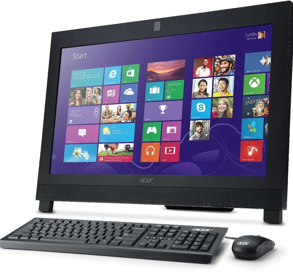 Acer Veriton Z2640G Intel® Pentium® 2117U 49.5 cm (19.5") 1600 x 900 pixels All-in-One PC 2 GB DDR3-SDRAM 500 GB HDD Windows 7 Professional Black