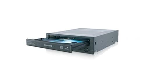 Samsung 22x DVD±RW LS SATA Writer Black Bulk optical disc drive Internal
