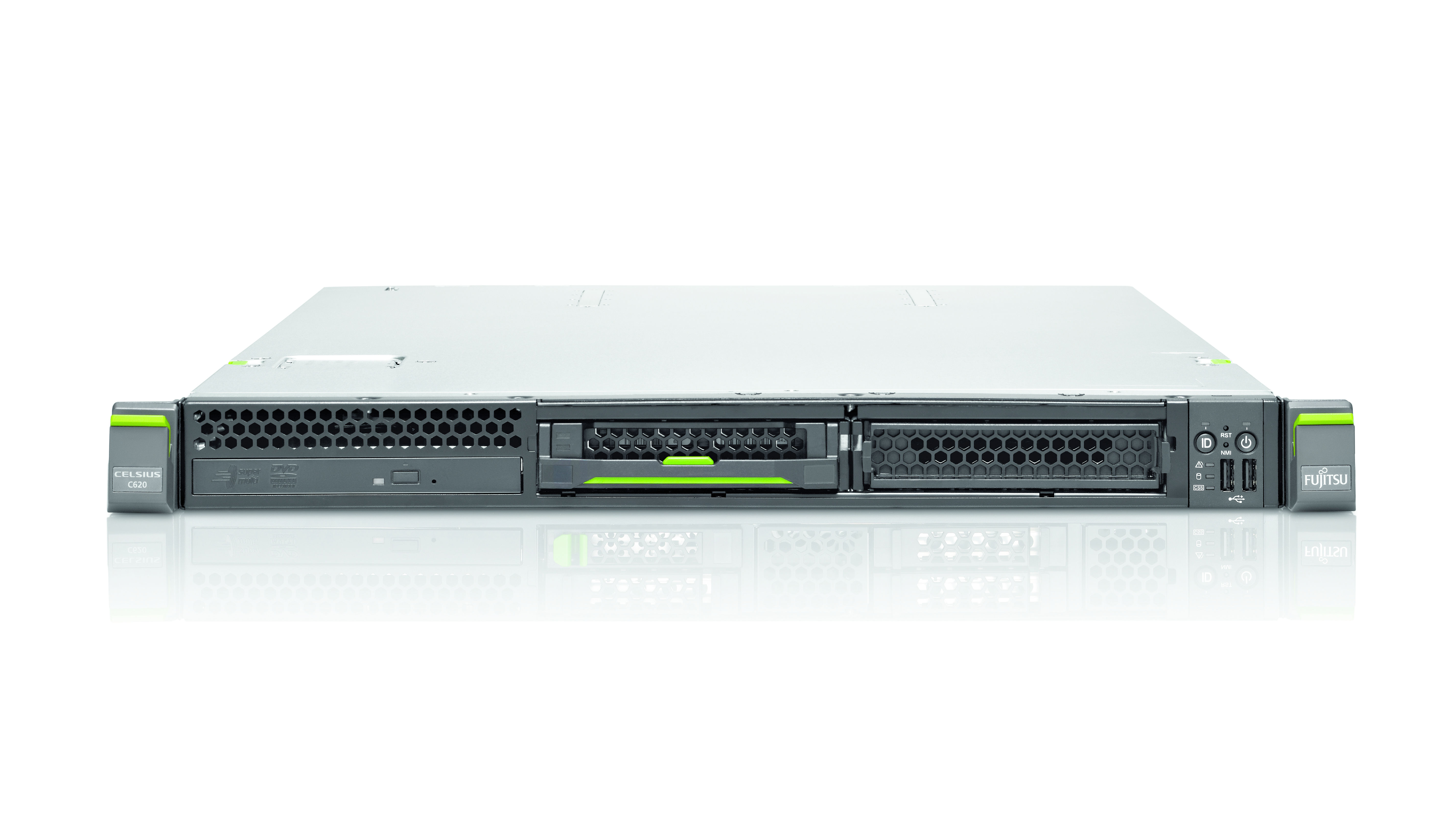 Fujitsu CELSIUS C620 Intel® Xeon® E3 V2 Family E3-1245V2 8 GB DDR3-SDRAM 1 TB HDD Windows 7 Professional Rack-mounted chassis Workstation Black, Stainless steel