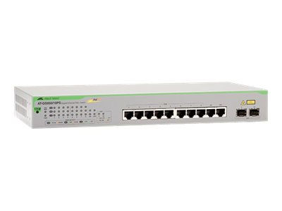 Allied Telesis AT-GS950/10PS Managed Gigabit Ethernet (10/100/1000) Power over Ethernet (PoE) Green, Grey