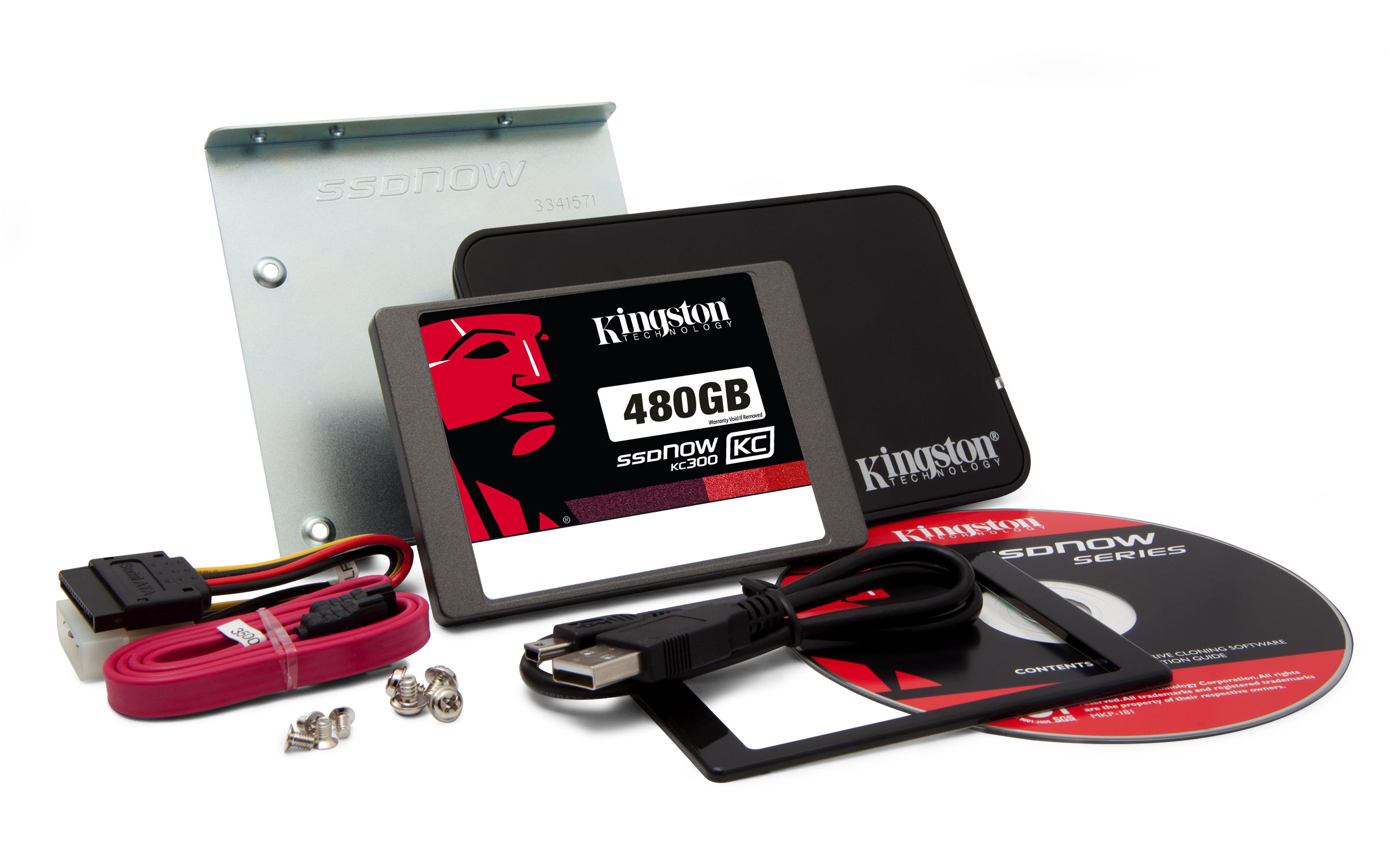 Kingston Technology 480GB SSDNow KC300 Upgrade bundle kit