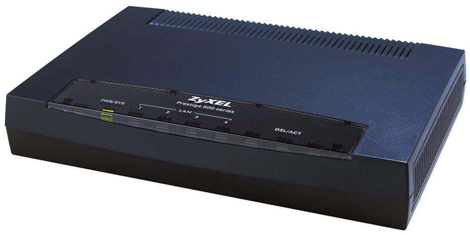 Zyxel Prestige P-660H wired router Black