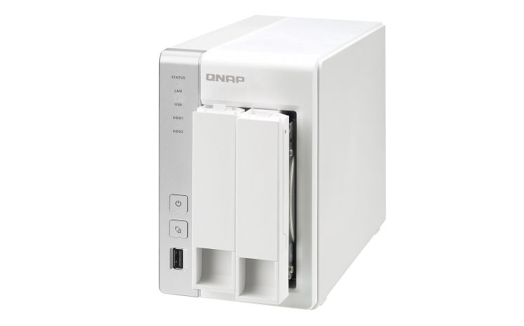 QNAP TS-220 4TB Tower Marvell 0.512 GB DDR3 QNAP Turbo System White