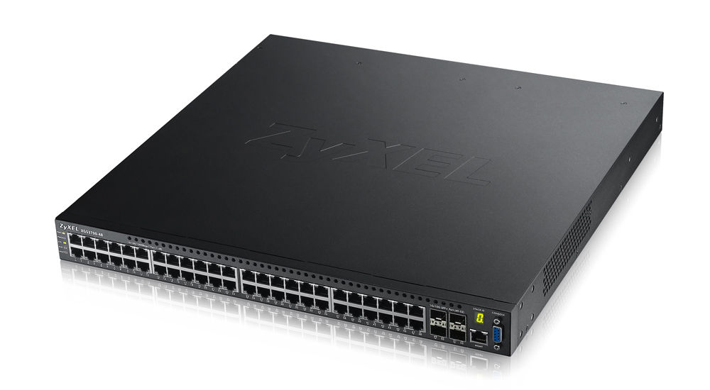 Zyxel XGS3700-48 Managed L2+ Gigabit Ethernet (10/100/1000) Black