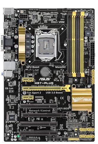 ASUS H87-Plus Intel® HM87 LGA 1150 (Socket H3) ATX