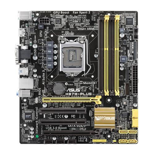 ASUS H87M-PLUS/CSM motherboard Intel® H87 LGA 1150 (Socket H3) micro ATX