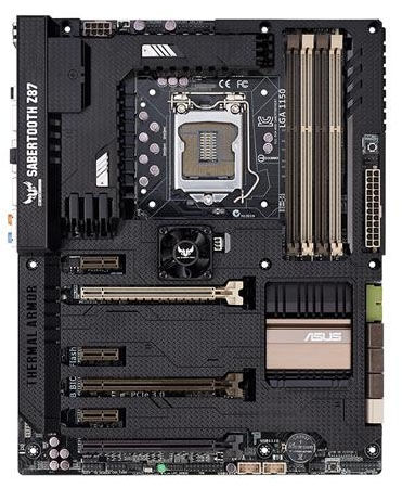 ASUS Sabertooth Z87 Intel® Z87 LGA 1150 (Socket H3) ATX