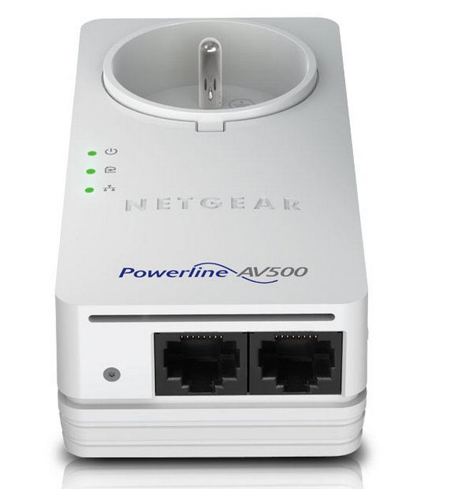 NETGEAR XAVT5602 PowerLine network adapter 500 Mbit/s Ethernet LAN White 3 pc(s)