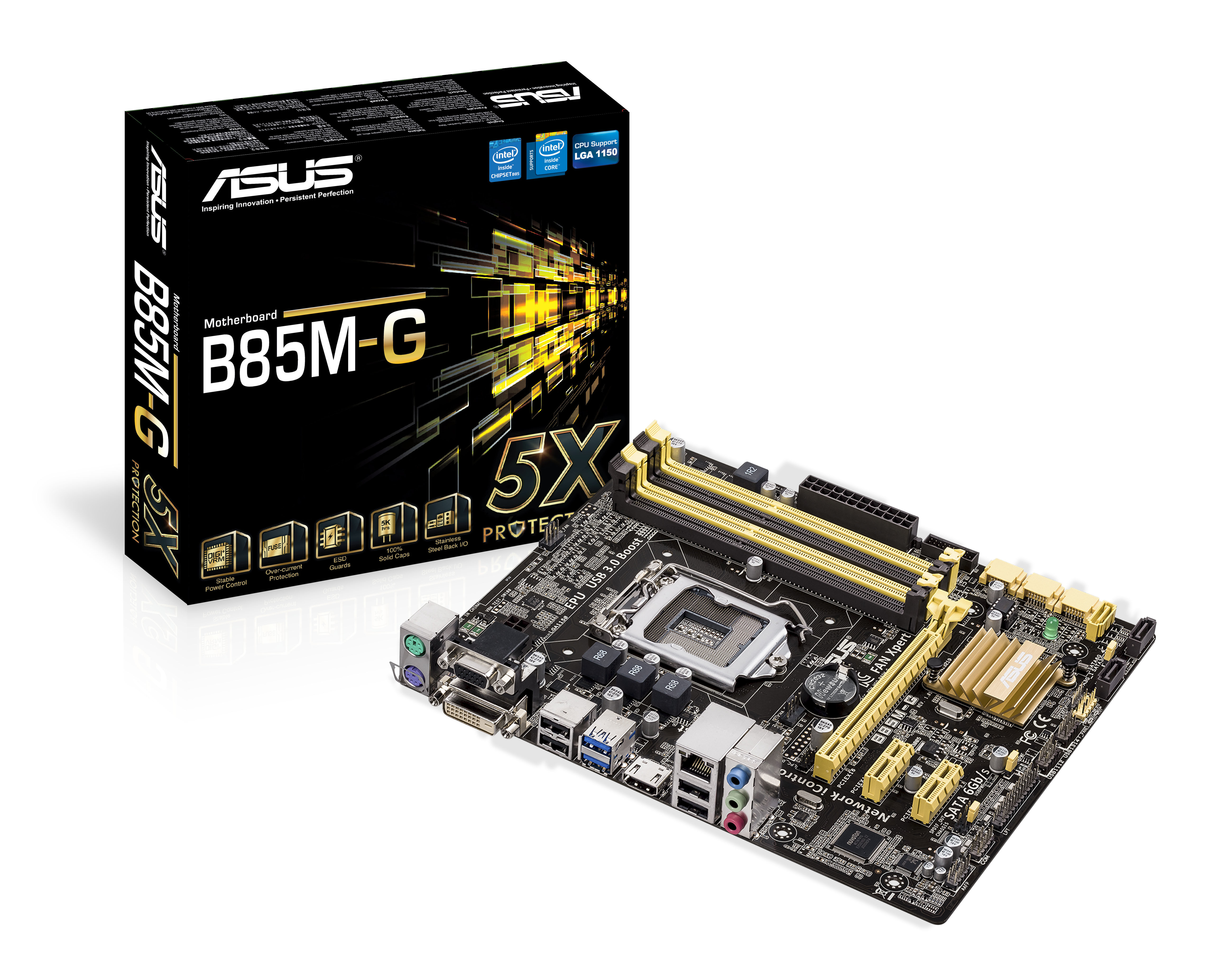 ASUS B85M-G Intel® B85 LGA 1150 (Socket H3) micro ATX