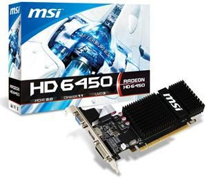 MSI R6450-2GD3H/LP graphics card AMD Radeon HD6450 2 GB GDDR3