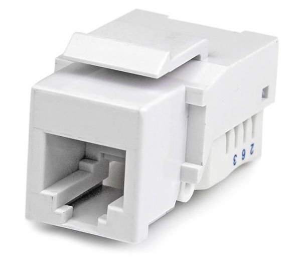 StarTech.com KEY2TEL6WH keystone module
