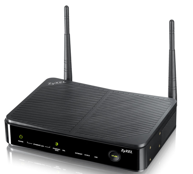 Zyxel SBG3300-N wireless router Gigabit Ethernet Black