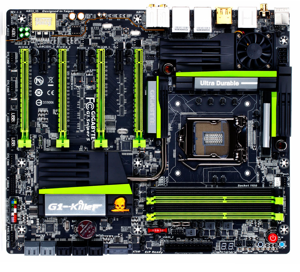 GIGABYTE GA-G1-SNIPER-5 motherboard Intel® Z87 LGA 1150 (Socket H3) Extended ATX