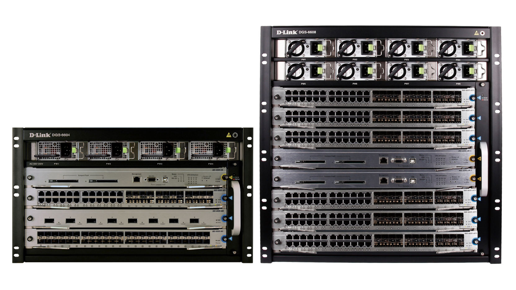 D-Link DGS-6608-SK network equipment chassis 8U Black