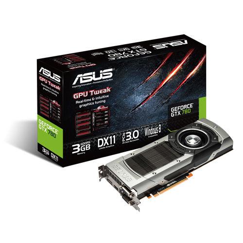 ASUS 90YV04G0-U0NA00 graphics card NVIDIA GeForce GTX 780 3 GB GDDR5