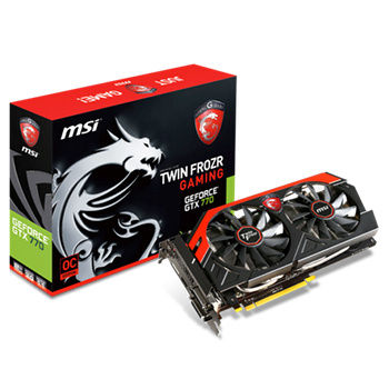 MSI N770 TF 2GD5/OC graphics card NVIDIA GeForce GTX 770 2 GB GDDR5
