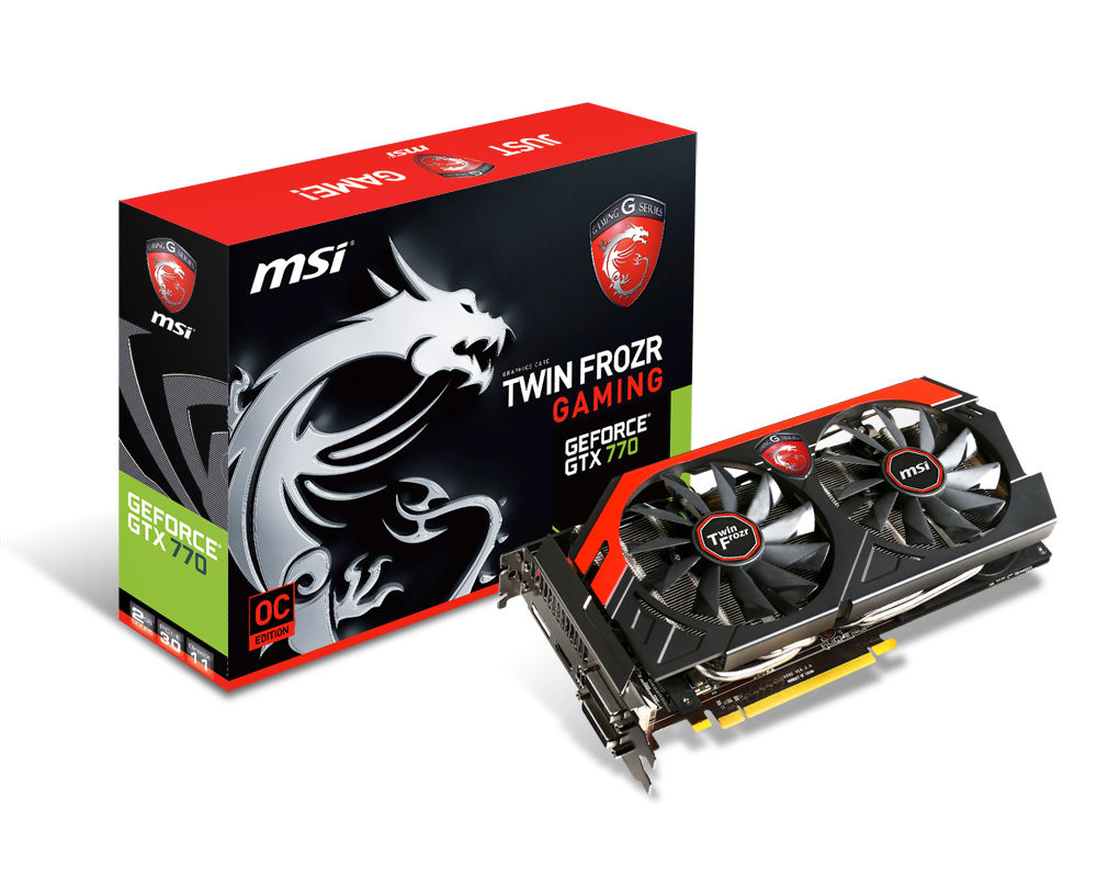 MSI V282-052R graphics card NVIDIA GeForce GTX 770 2 GB GDDR5