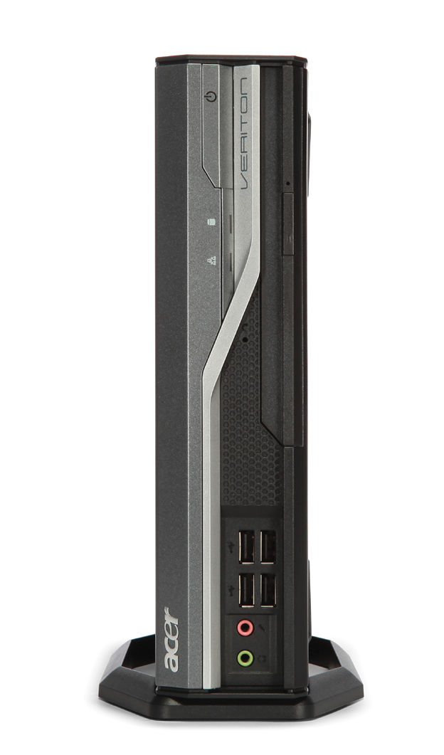 Acer Veriton 4610G-Ei7260W Intel® Core™ i7 i7-2600S 4 GB DDR3-SDRAM 1 TB HDD Windows 7 Professional PC Black, Silver
