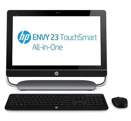 HP ENVY TouchSmart 23-d210ed Intel® Core™ i5 i5-3330S 58.4 cm (23") 1920 x 1080 pixels Touchscreen All-in-One PC 6 GB DDR3-SDRAM 1 TB HDD AMD Radeon HD 7450A Windows 8 Wi-Fi 4 (802.11n) Black, Silver