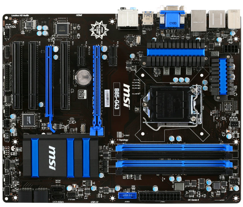 MSI B85-G43 motherboard Intel® B85 LGA 1150 (Socket H3) micro ATX