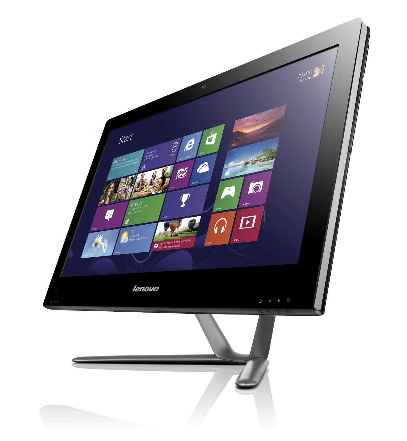 Lenovo C540 Intel® Core™ i5 i5-3330S 58.4 cm (23") 1920 x 1080 pixels All-in-One PC 8 GB DDR3-SDRAM 1 TB HDD NVIDIA® GeForce® 615 Windows 8 Black