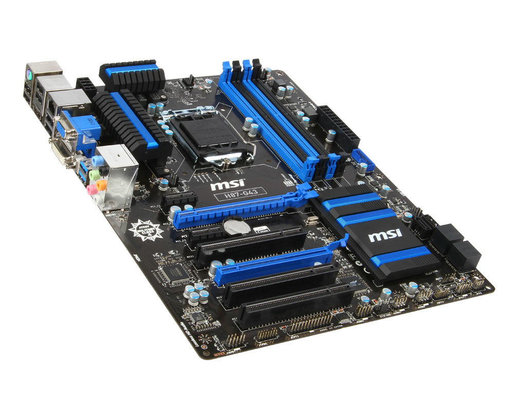 MSI H87-G43 Intel® H87 LGA 1150 (Socket H3) ATX