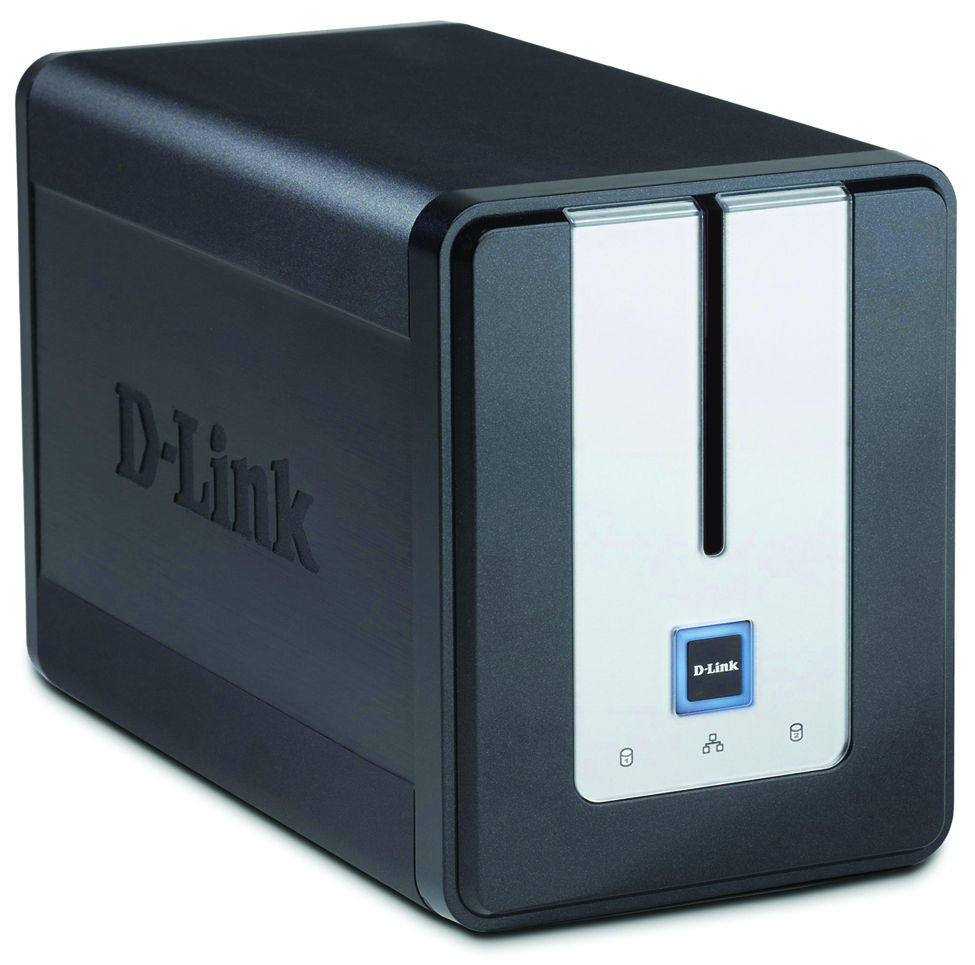 D-Link DNS-323-RETAIL Network Storage Enclosure Black 3.5"
