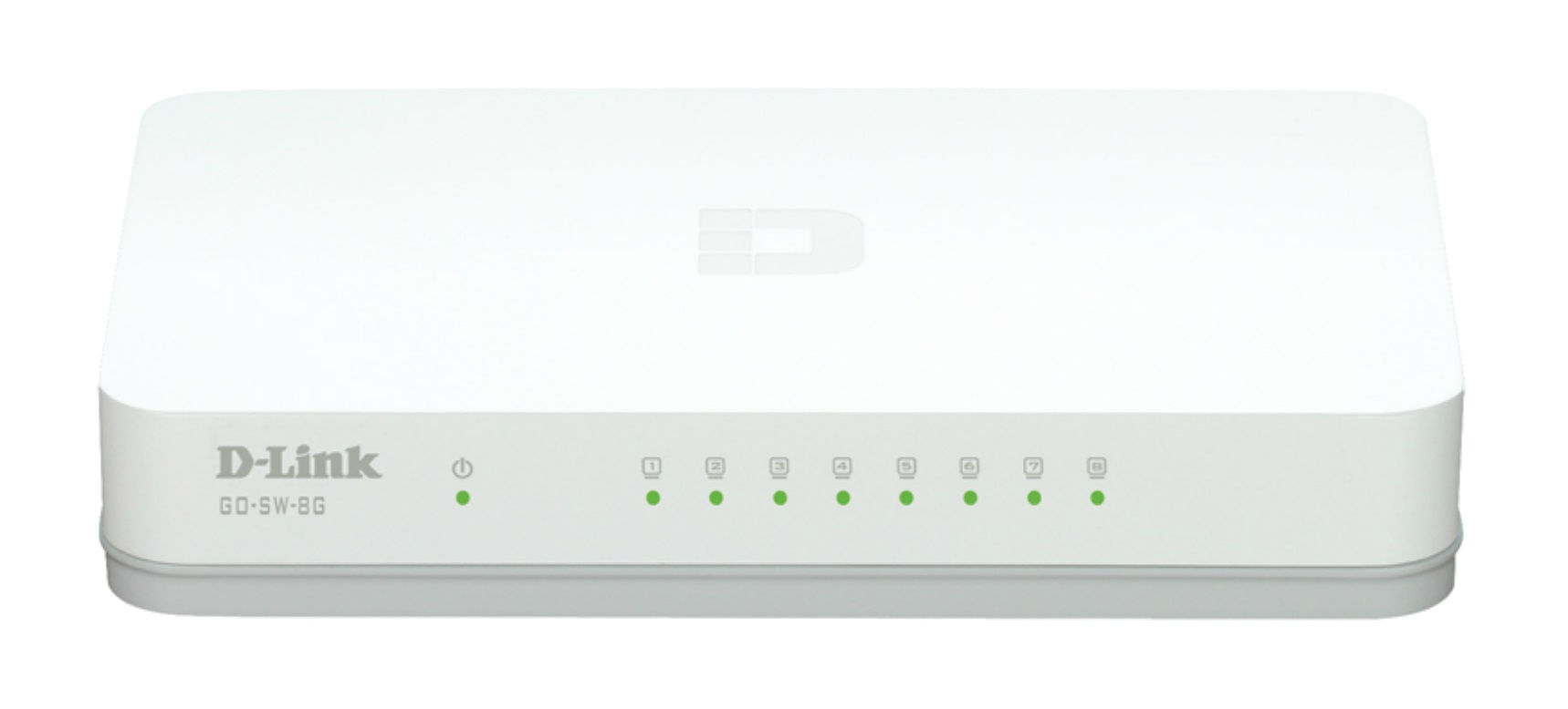 D-Link GO-SW-8G/E network switch Unmanaged Gigabit Ethernet (10/100/1000) White