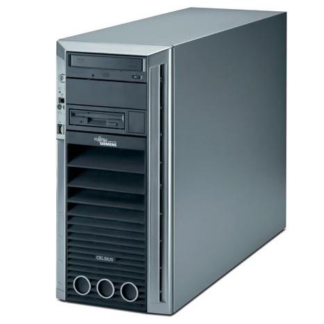 Fujitsu CELSIUS M460 Intel® Core™2 Duo E8500 4 GB DDR2-SDRAM 500 GB Windows Vista Business Tower PC