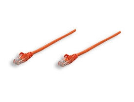 Intellinet Cat5e 0.5m networking cable Orange U/UTP (UTP)