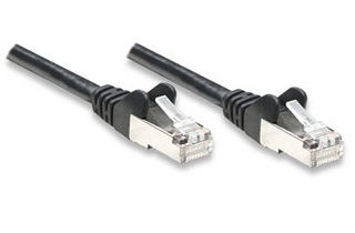 Intellinet Cat5e 7.5m networking cable Black F/UTP (FTP)