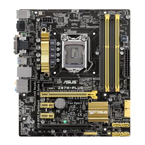 ASUS Z87M-Plus Intel® Z87 LGA 1150 (Socket H3) micro ATX