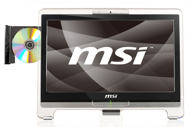 MSI Wind Top AE1921-404XEE All-in-One PC/workstation Intel Atom® D525 47 cm (18.5") 1366 x 768 pixels Touchscreen 2 GB DDR3-SDRAM 320 GB HDD Wi-Fi 4 (802.11n) Black