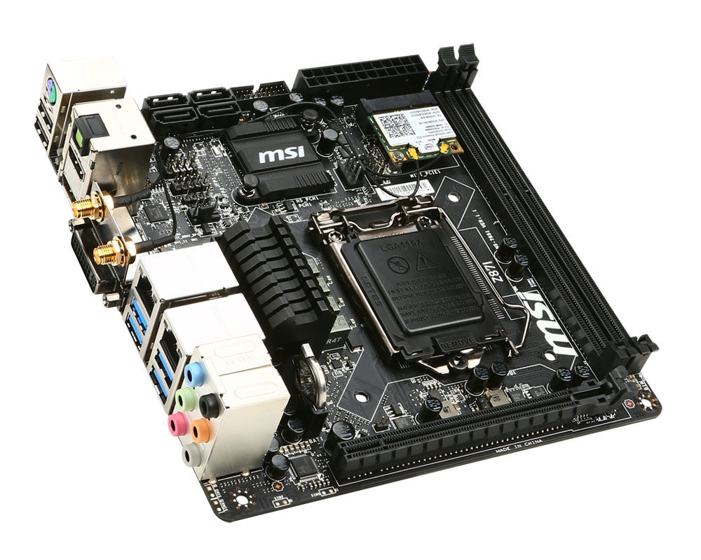 MSI Z87I Intel® Z87 LGA 1150 (Socket H3) mini ITX