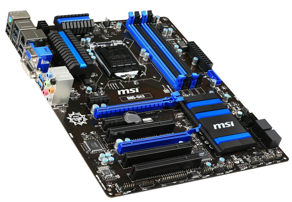 MSI B85-G43 Intel® B85 LGA 1150 (Socket H3) ATX