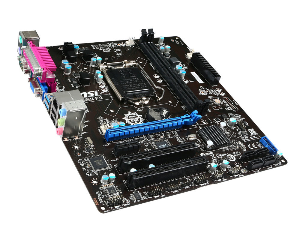MSI B85M-P32 Intel® B85 LGA 1150 (Socket H3) micro ATX