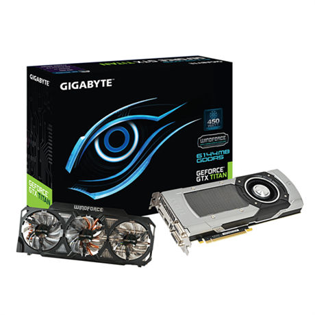 GIGABYTE GV-NTITANOC-6GD-B graphics card NVIDIA GeForce GTX TITAN 6 GB GDDR5