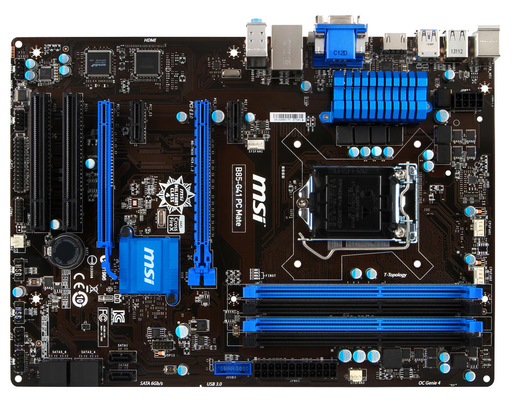 MSI B85-G41 PC Mate Intel® B85 LGA 1150 (Socket H3) ATX