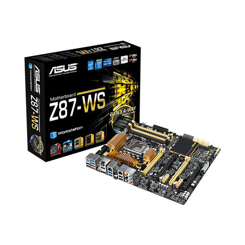 ASUS Z87-WS Intel® Z87 LGA 1150 (Socket H3) ATX