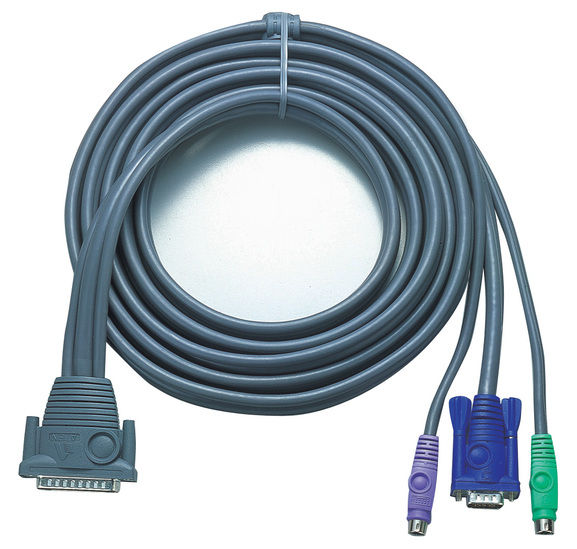 ATEN 10ft PS/2 KVM cable Grey 3 m