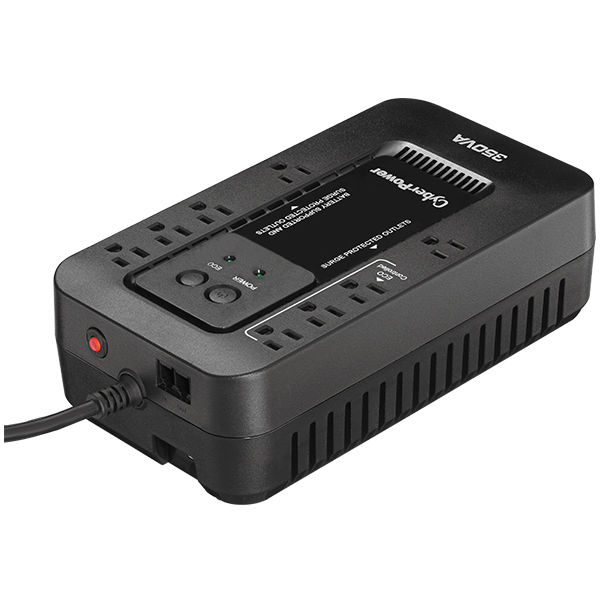 CyberPower EC350G uninterruptible power supply (UPS) Standby (Offline) 0.35 kVA 255 W 8 AC outlet(s)