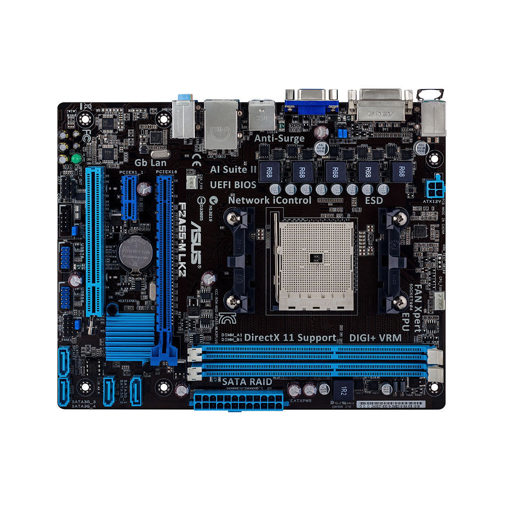 ASUS F2A55-M LK2 AMD A55 FCH Socket FM2 micro ATX