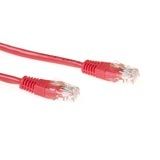 ACT UTP Cable Cat5E Red 0.5m networking cable 19.7" (0.5 m)