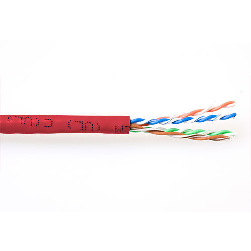 ACT CAT6A U/UTP PVC patch 305 m red