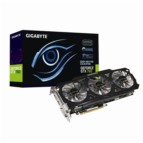 GIGABYTE GVN760O2GD-00-G2 graphics card NVIDIA GeForce GTX 760 2 GB GDDR5