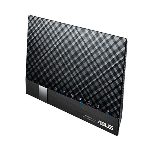 ASUS RT-AC56U wireless router Gigabit Ethernet Dual-band (2.4 GHz / 5 GHz) Black