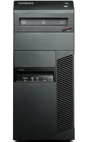 Lenovo ThinkCentre M82 Intel® Core™ i3 i3-3240 4 GB DDR3-SDRAM 500 GB HDD Windows 7 Professional Tower PC Black
